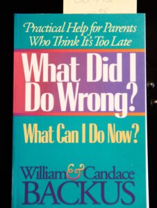 What Did I Do Wrong–What Can I Do Now?