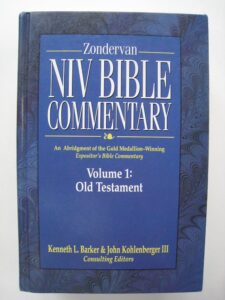 NIV Bible Commentary (Zondervan) Vol. 1, Old Testament